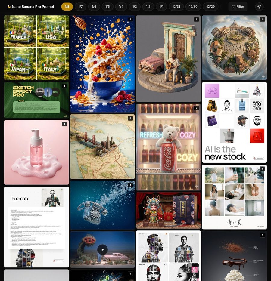 Hot Post Summary Prompts — Nano Banana Pro image prompt example
