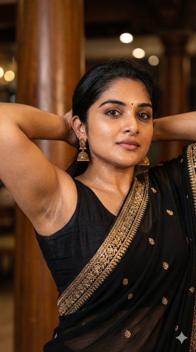 Hyper Detailed Saree Portrait With Anatomical Realism Prompt — Nano Banana Pro image prompt example