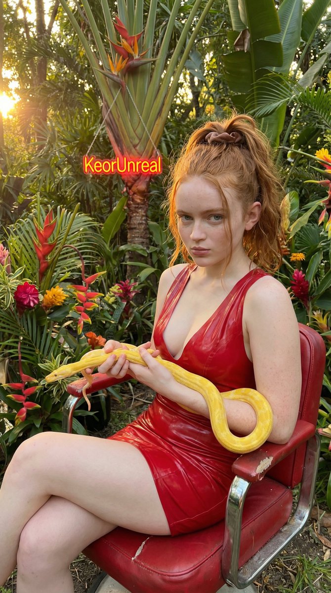 Hyper Extreme Hourglass Figure In Latex With Tarantula — Nano Banana Pro image prompt example