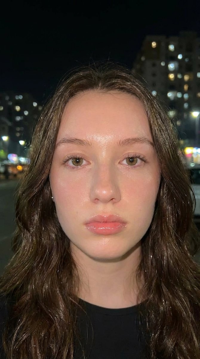 Hyper Idealized Douyin Style Night Portrait — Nano Banana Pro image prompt example