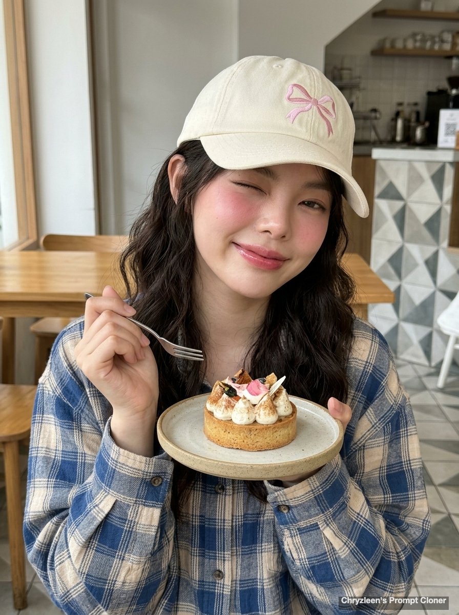 Hyper Realistic Cafe Portrait With Reference Image — generated with Nano Banana Pro