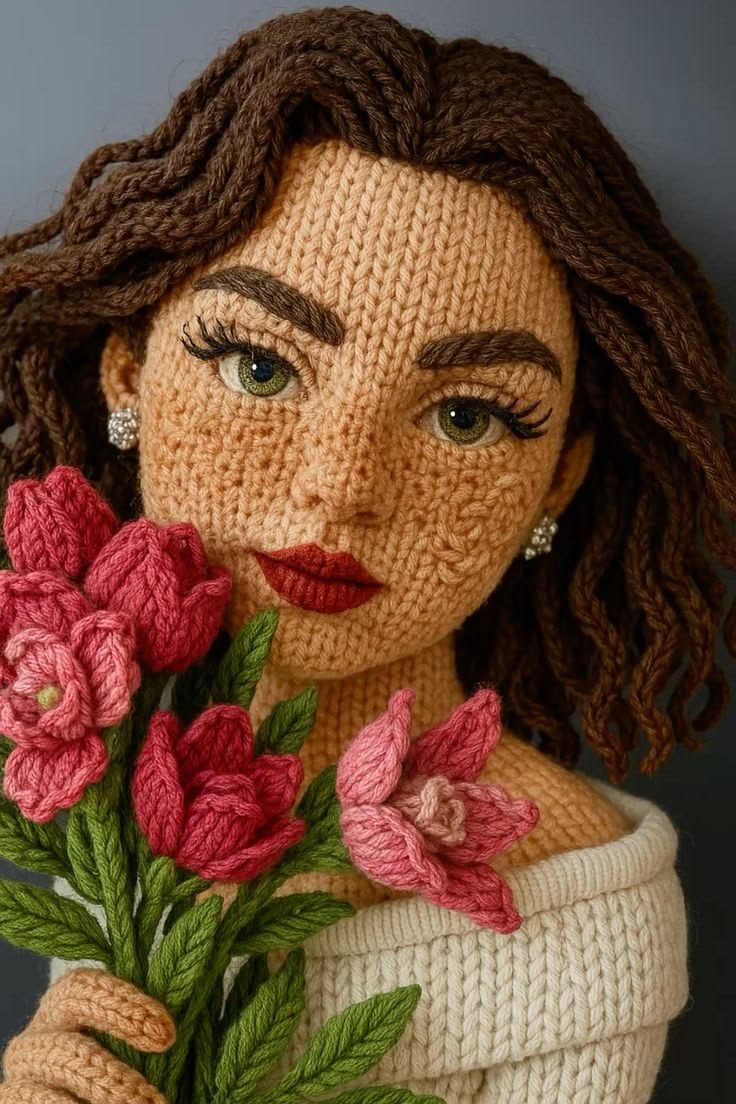 Hyper Realistic Crochet Doll Transformation — Nano Banana Pro image prompt example