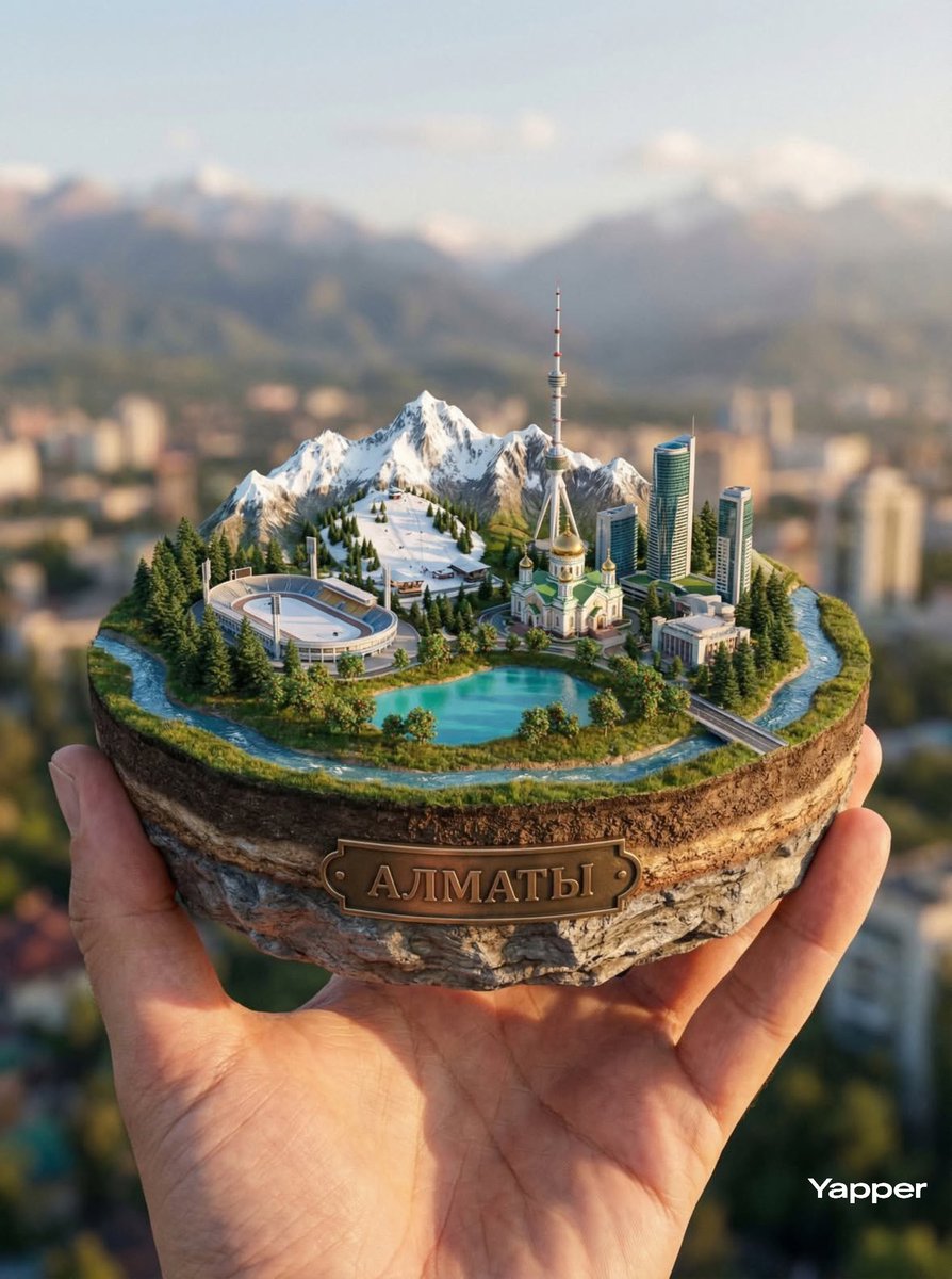 Hyper Realistic Miniature Moscow Diorama — Nano Banana Pro image prompt example