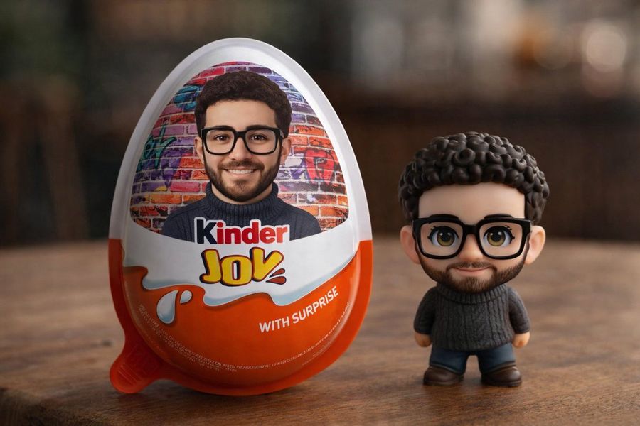 Hyper Realistic Product Photography Of Kinder Joy — Nano Banana Pro image prompt example