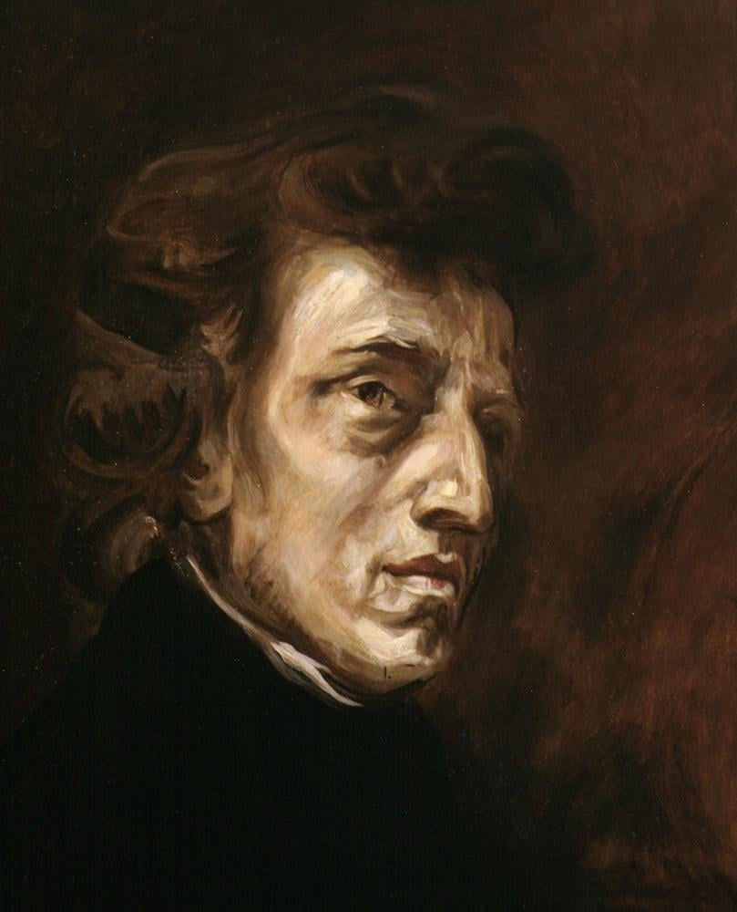 Image Generation Prompt Altering A Chopin Painting — Nano Banana Pro image prompt example
