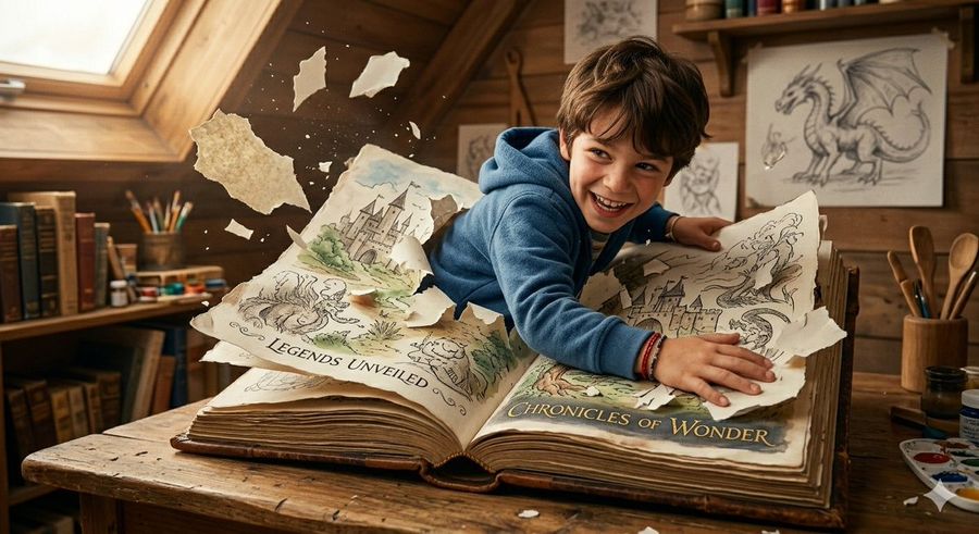 Imagination Coming To Life — Nano Banana Pro image prompt example