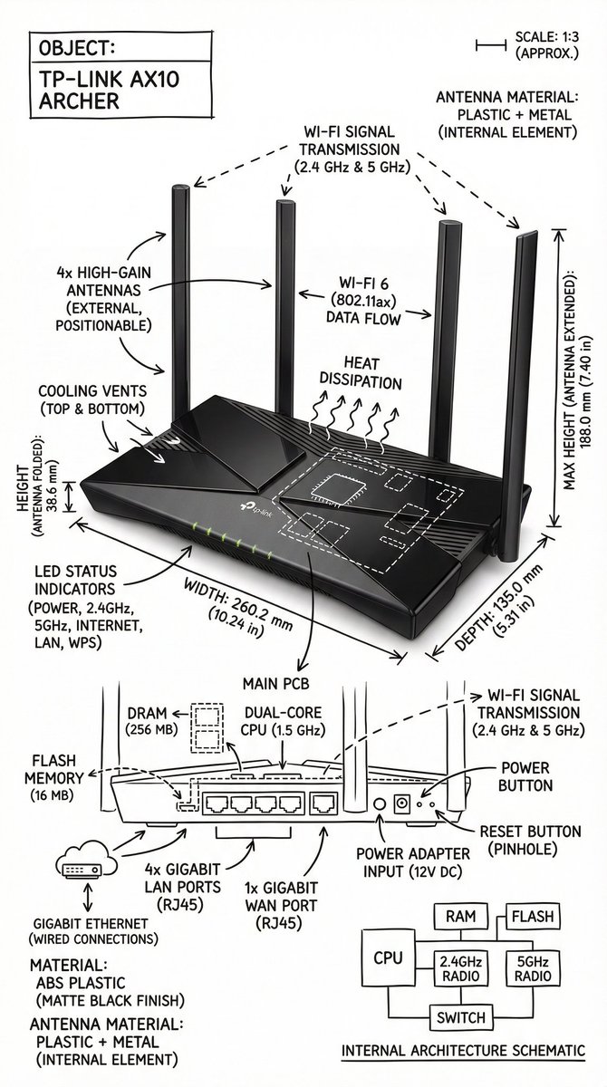 Infographic Image With Technical Annotation Overlay — Nano Banana Pro image prompt example