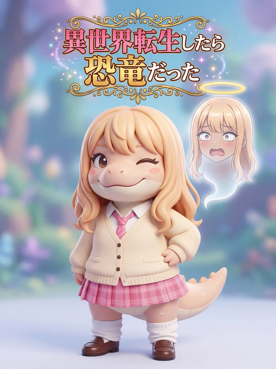 Isekai Dinosaur Transformation Prompt — Nano Banana Pro image prompt example