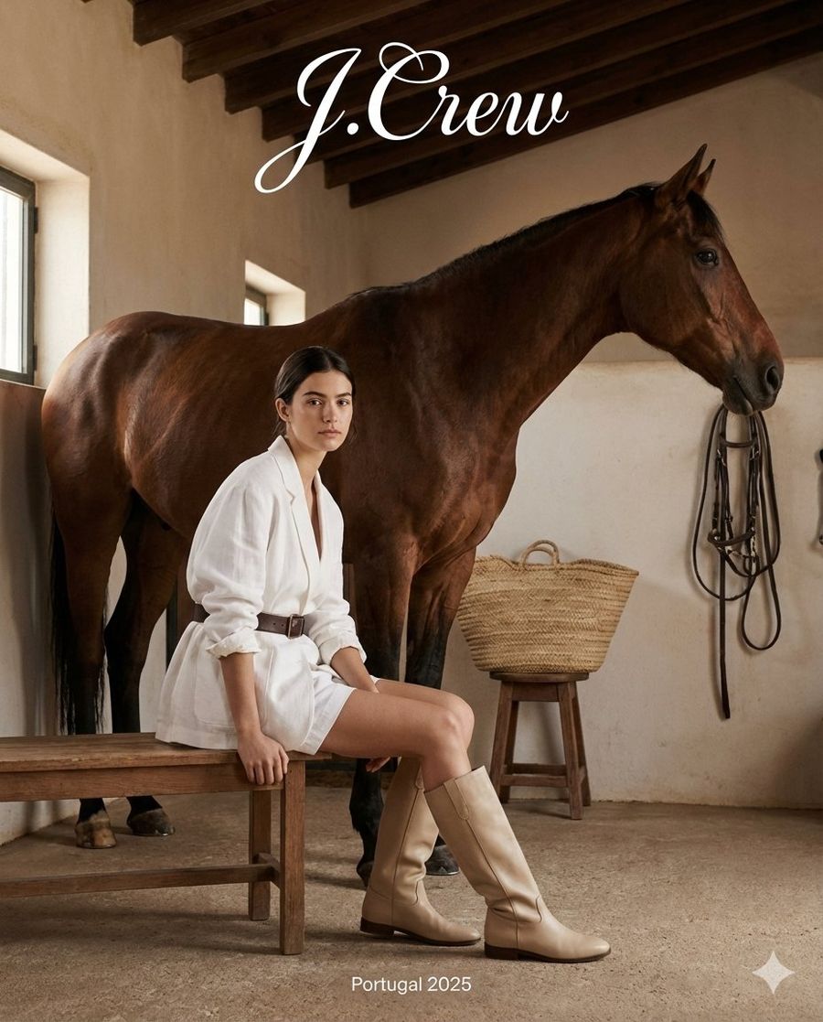 J Crew Rustic Fashion Editorial — Nano Banana Pro image prompt example
