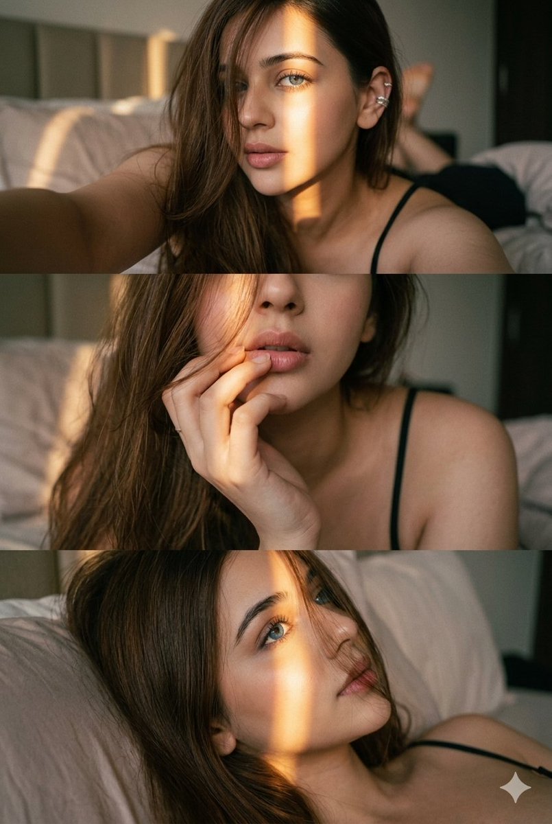 Json Triptych Prompt For Intimate Bedroom Scene — Nano Banana Pro image prompt example