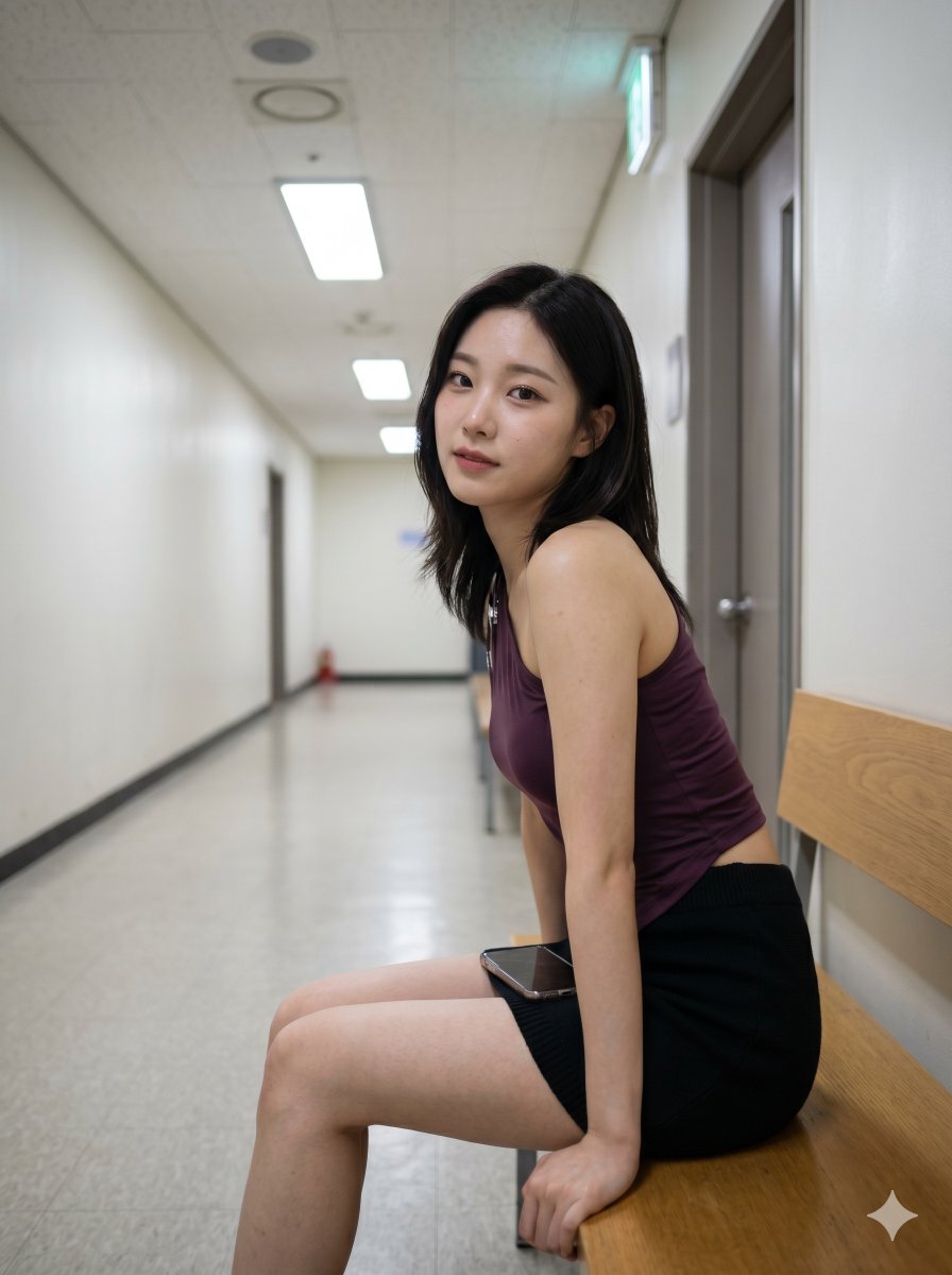 K Pop Aesthetic Rehearsal Portrait — Nano Banana Pro image prompt example