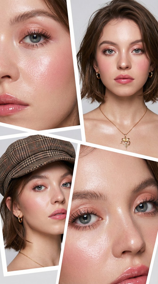 Korean Beauty Editorial Collage Prompt — Nano Banana Pro image prompt example