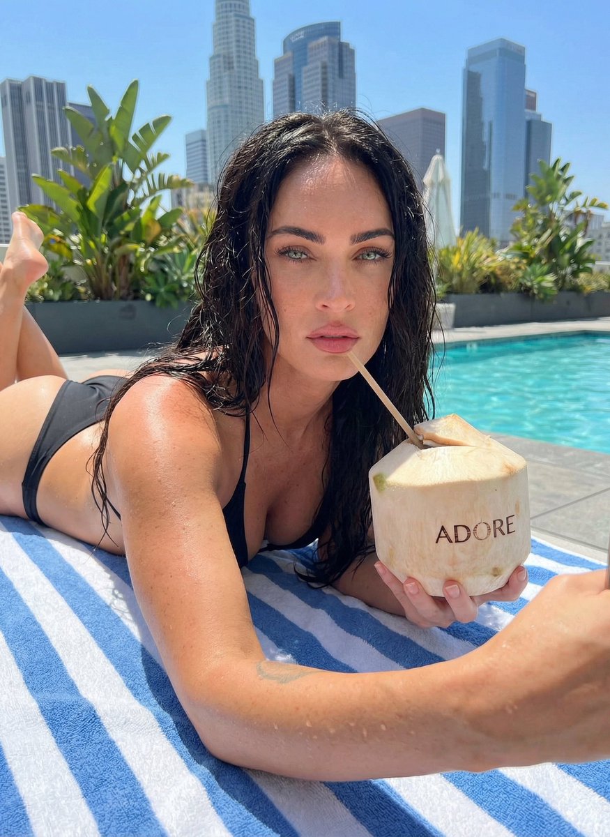 La Rooftop Poolside Selfie Prompt — Nano Banana Pro image prompt example
