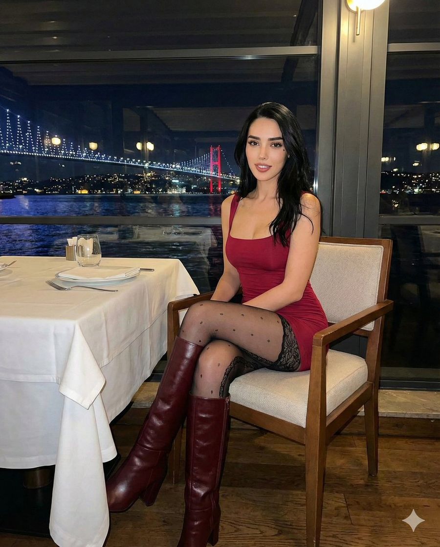 Lifestyle Portrait At Bosphorus Restaurant With Identity Lock — Nano Banana Pro image prompt example