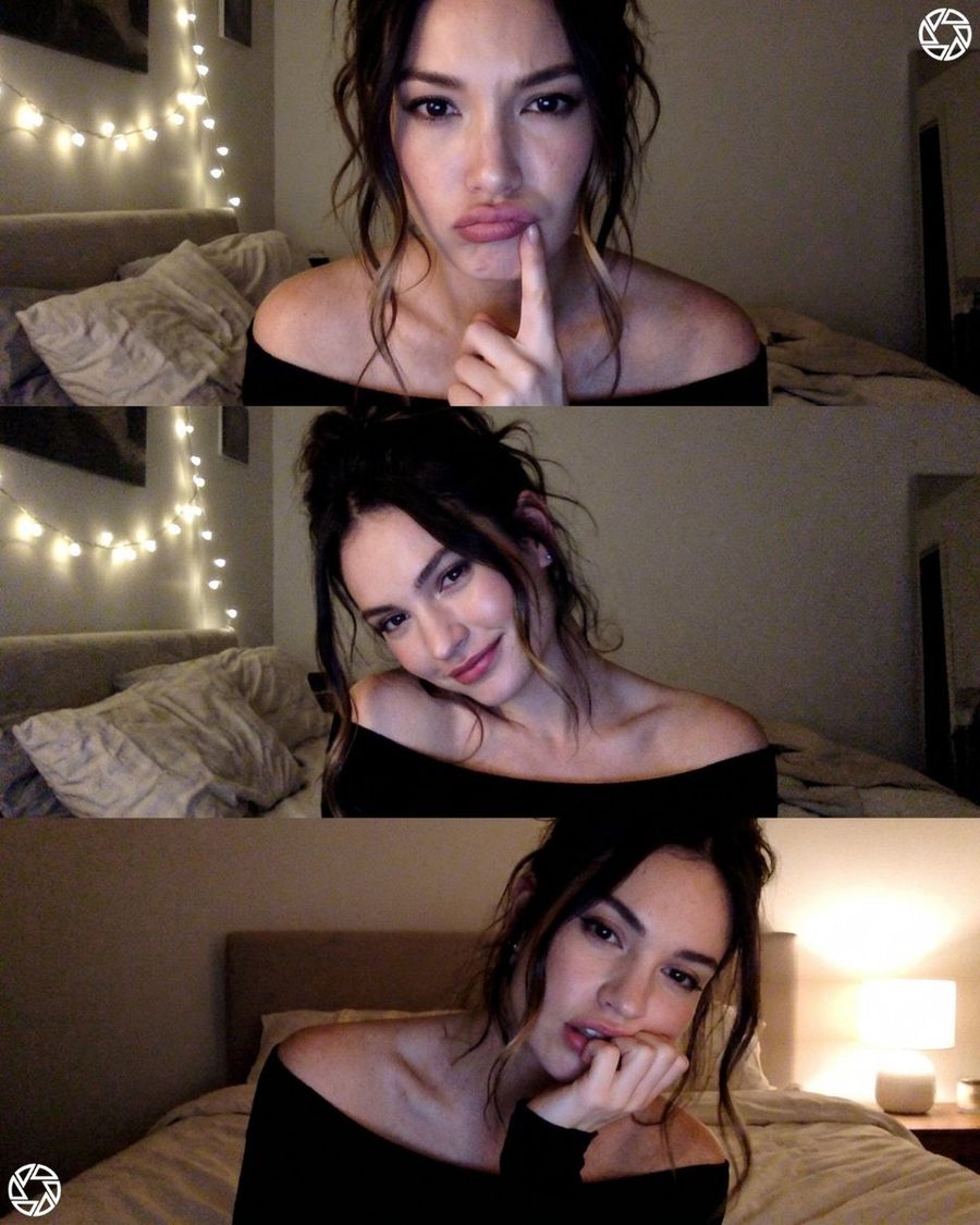 Low Res Webcam Photobooth Grid — Nano Banana Pro image prompt example