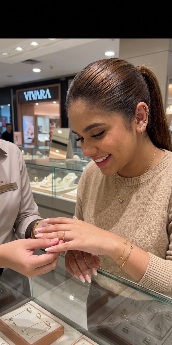 Luxury Jewelry Store Candid Ring — Nano Banana Pro image prompt example