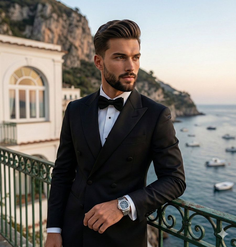 Luxury Lifestyle Portrait At Sunset — generated with Nano Banana Pro