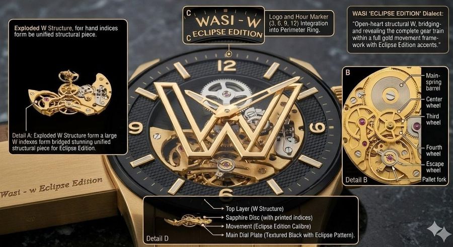 Macro Photograph Of Luxury Watch — Nano Banana Pro image prompt example