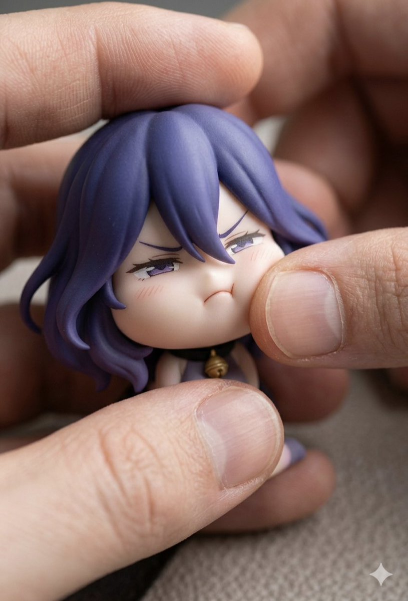 Macro Photography Of Chibi Anime Figurine Prompt — Nano Banana Pro image prompt example