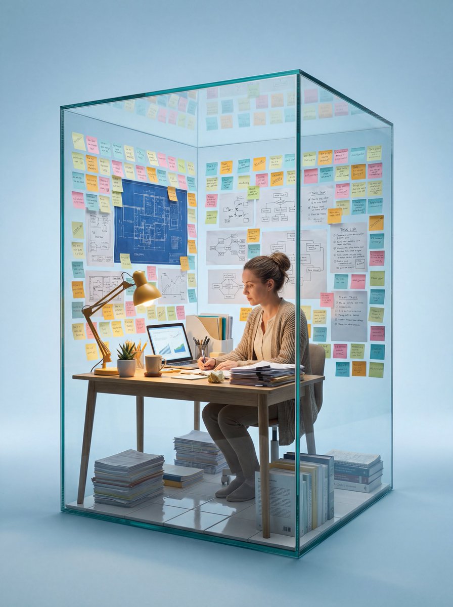 Macro Photography Of Subject In Glass Workspace — Nano Banana Pro image prompt example