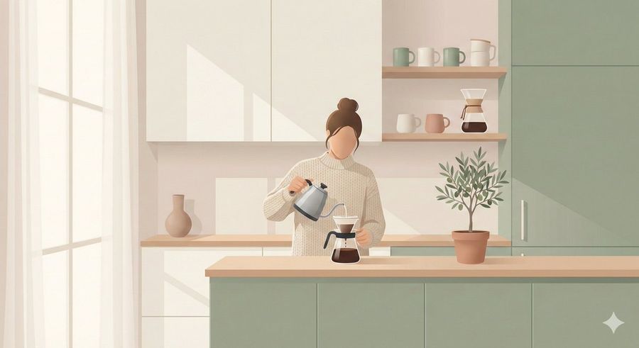 Minimalist Scandinavian Illustration Prompt — Nano Banana Pro image prompt example