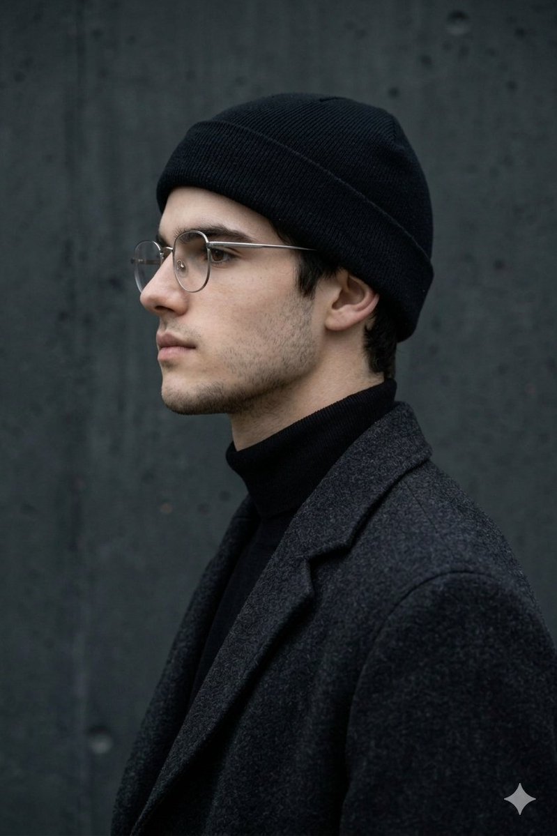 Minimalist Side Profile Portrait For Character Consistency — Nano Banana Pro image prompt example
