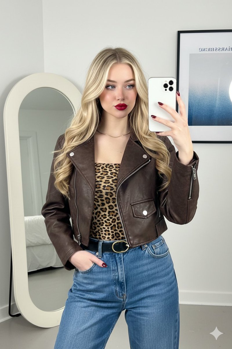 Mirror Selfie Fashion Prompt With Face Lock — Nano Banana Pro image prompt example