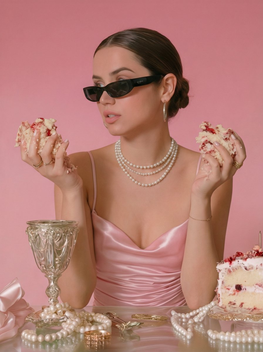 Modern Coquette Glamour Editorial Aesthetic Prompt — Nano Banana Pro image prompt example
