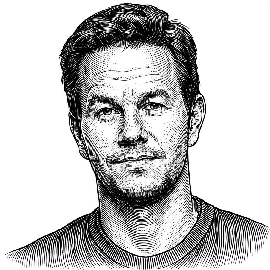 Monochrome Engraving Portrait Style — Nano Banana Pro image prompt example