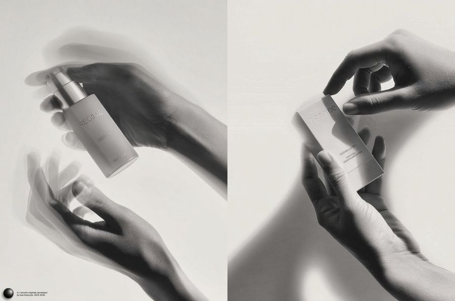 Monochrome Kinetic Product Photography Prompt — Nano Banana Pro image prompt example