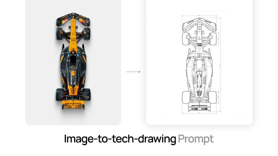 Nano Banana Prompt For Image To Tech Drawing — Nano Banana Pro image prompt example