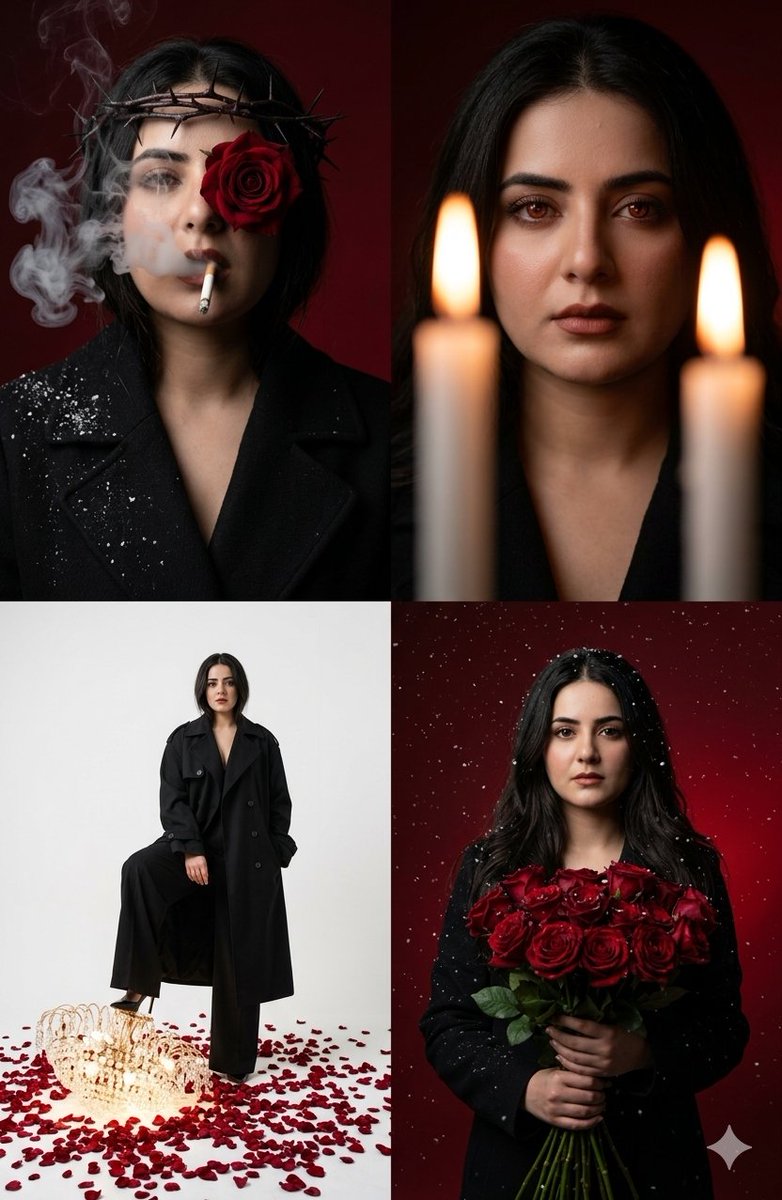 Neo Noir Editorial Collage — generated with Nano Banana Pro