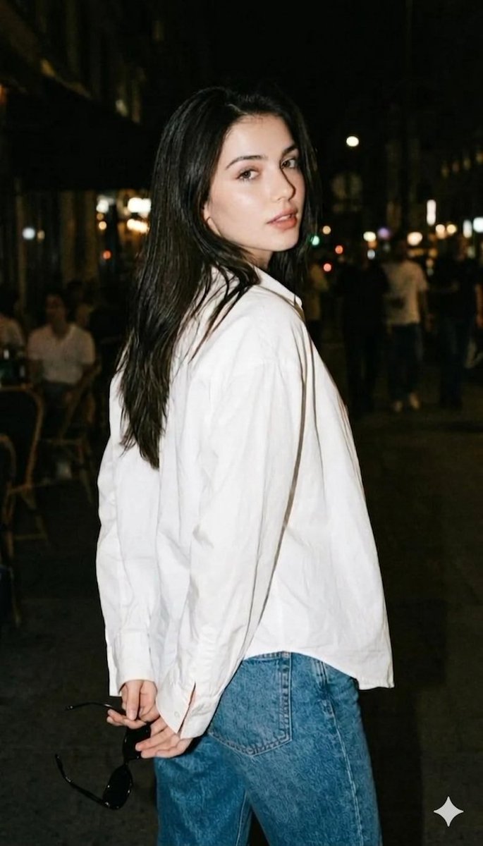 Night Street Photography Portrait — Nano Banana Pro image prompt example