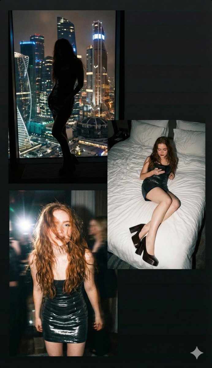 Nightlife Cinematic Collage With 2000s Vibe — Nano Banana Pro image prompt example