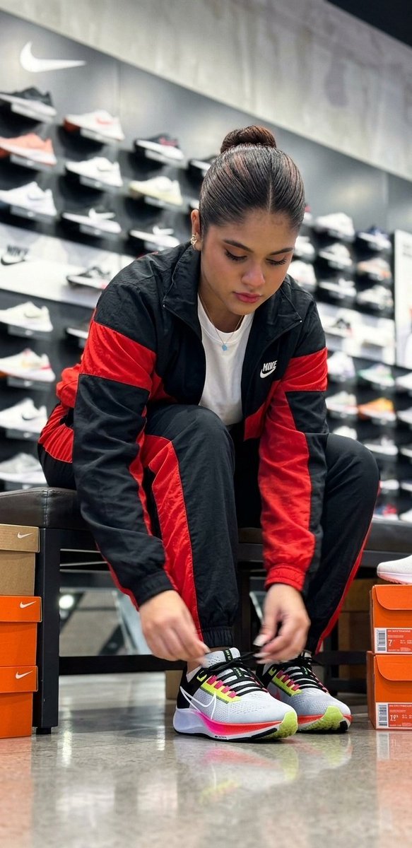 Nike Store Sneaker Shopping Photo — Nano Banana Pro image prompt example