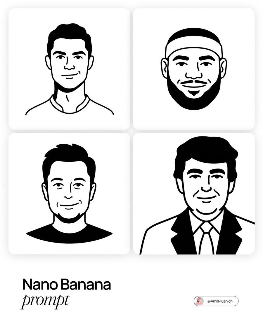 Notion Styled Minimalist Illustrations Prompt — Nano Banana Pro image prompt example