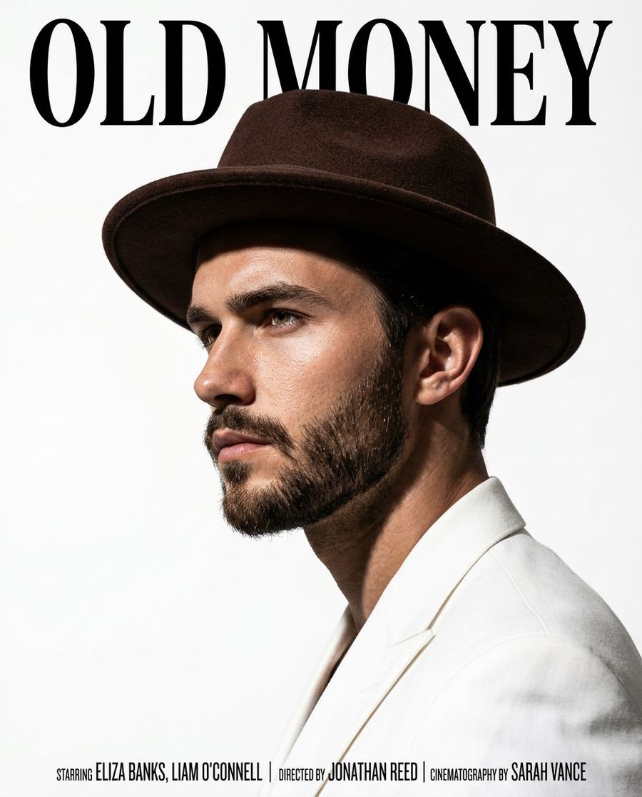 Old Money Aesthetic Cinematic Portrait — Nano Banana Pro image prompt example