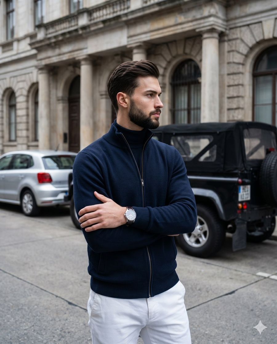 Old Money Mens Fashion Portrait — Nano Banana Pro image prompt example
