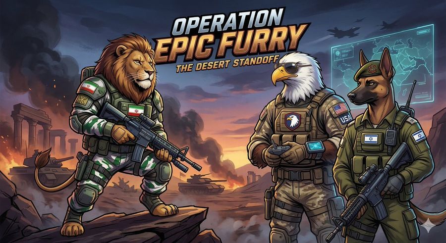 Operation Epic Furry Illustration Prompt — Nano Banana Pro image prompt example