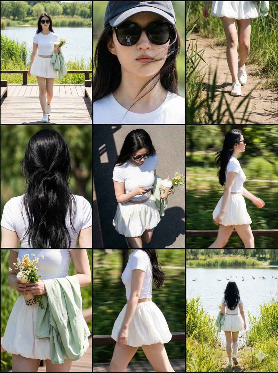 Paparazzi Collage Master Meta Prompt 9 Grid Street Style — Nano Banana Pro image prompt example