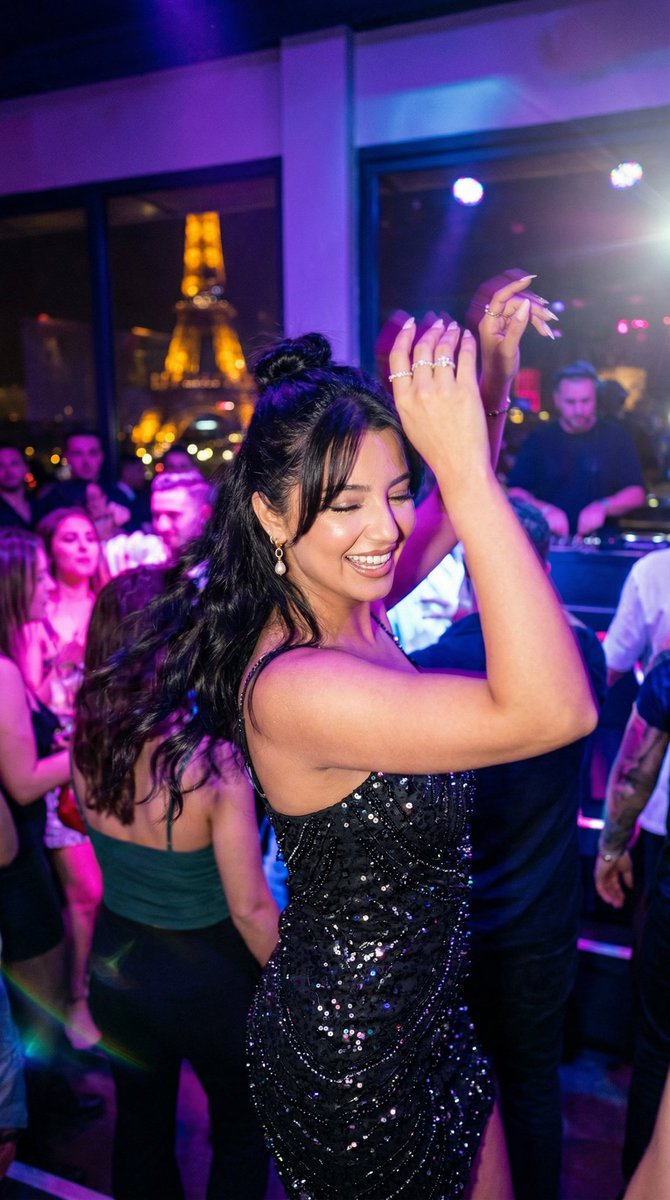 Paris Night Party Dance — Nano Banana Pro image prompt example