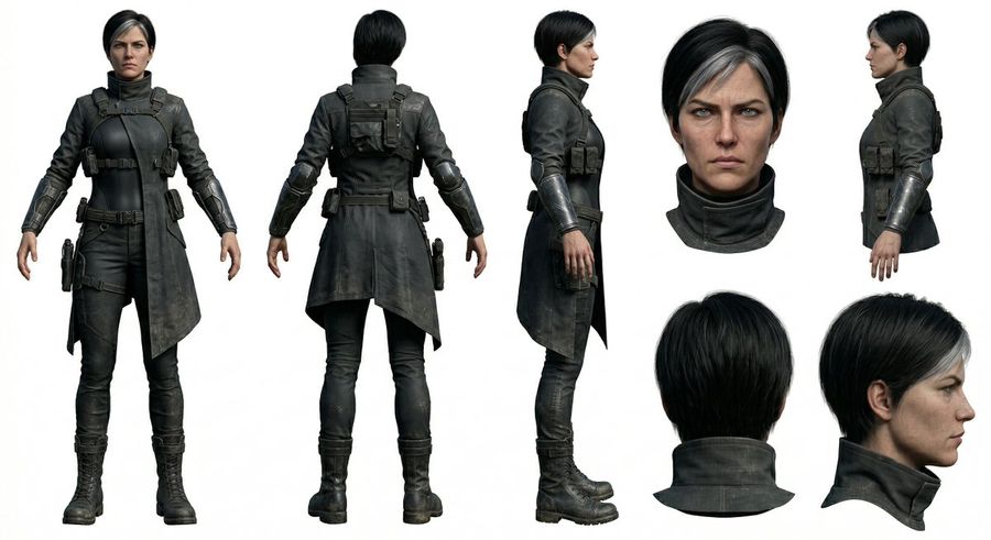 Photoreal Character Reference Sheet Prompt For Nano Banana Pro — Nano Banana Pro image prompt example