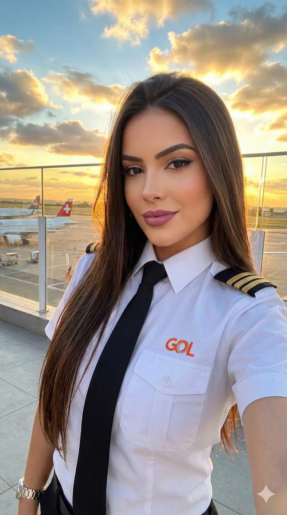 Photorealistic Female Pilot Selfie Prompt — Nano Banana Pro image prompt example