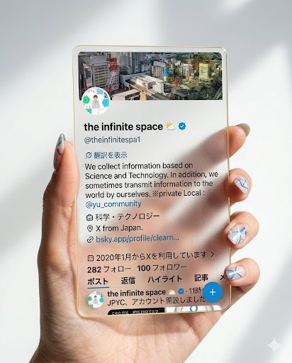Photorealistic Hand Holding Transparent Acrylic Profile Card — Nano Banana Pro image prompt example