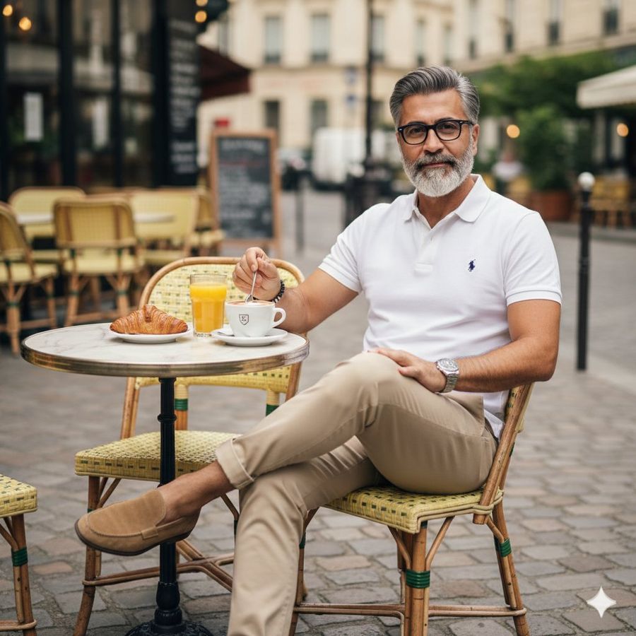 Photorealistic Parisian Cafe Scene — Nano Banana Pro image prompt example