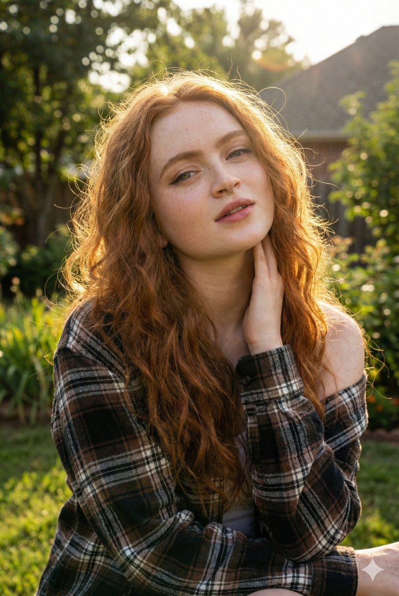 Photorealistic Portrait With Golden Hour Backlighting — Nano Banana Pro image prompt example