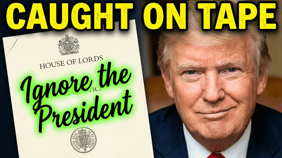 Political Youtube Thumbnail Trump And Document — Nano Banana Pro image prompt example