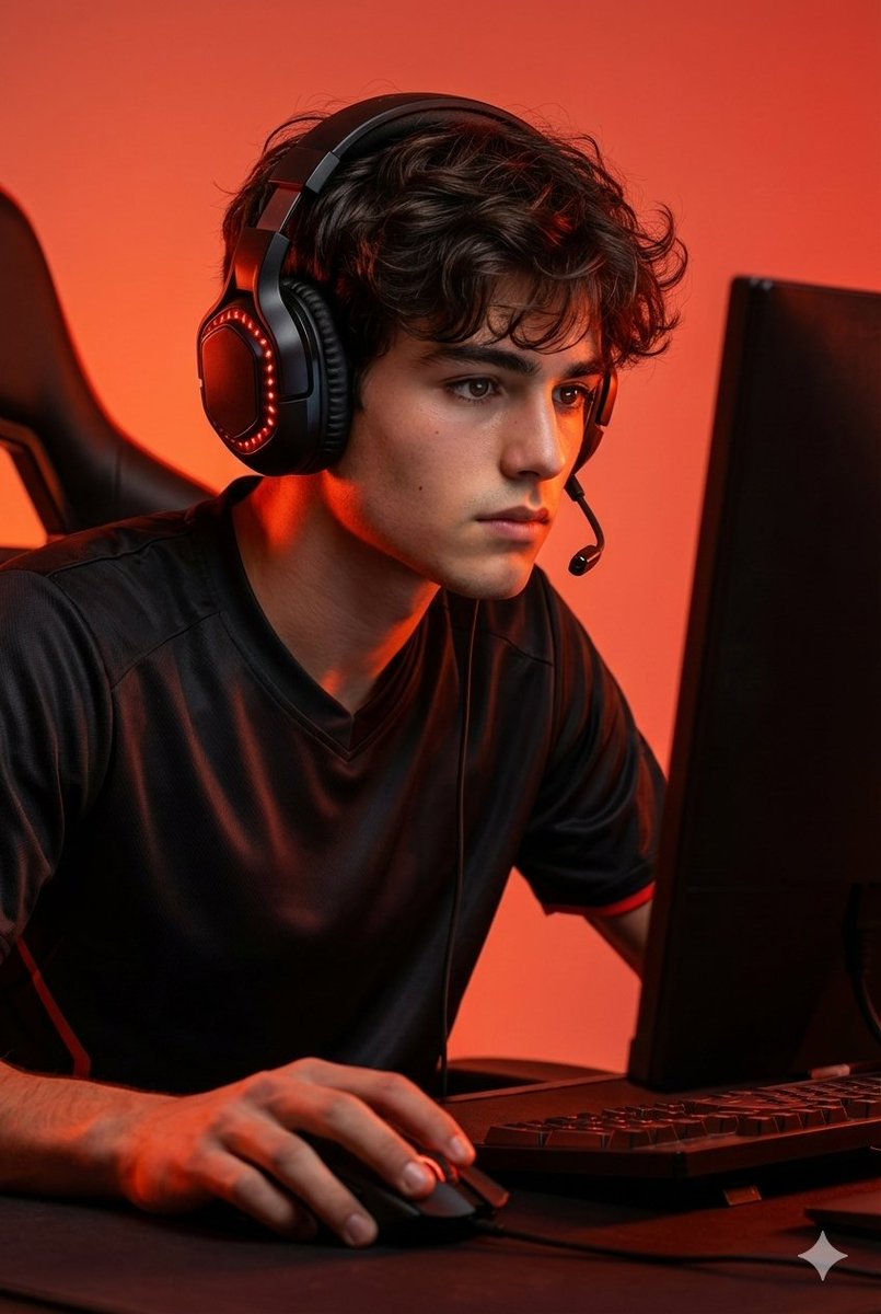 Premium Esports Gamer Portrait Prompt — Nano Banana Pro image prompt example