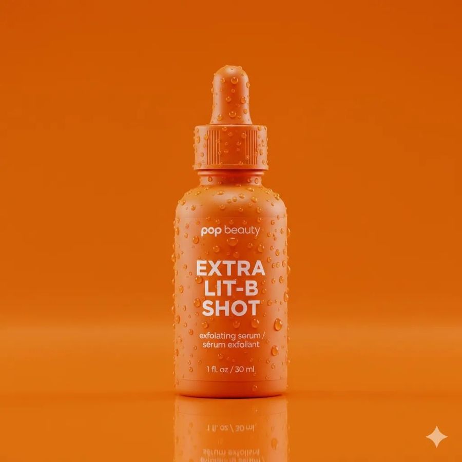 Product Photography Prompt Orange Serum Bottle — Nano Banana Pro image prompt example
