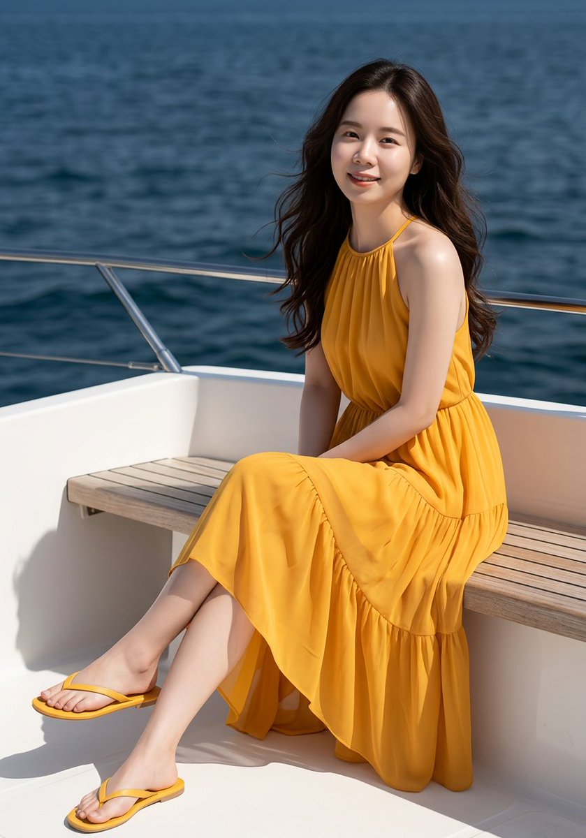 Professional Fashion Shot On Yacht Deck — Nano Banana Pro image prompt example
